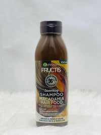 Garnier FRUCTIS Macademia Hair Food Smoothing Hair Shampoo 350ml - Khayest