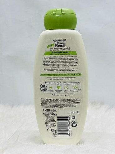 Garnier Ultimate Blend Almond Crush Daily Nourisher Hair Shampoo 360ml - Khayest