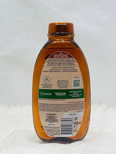 Garnier Ultimate Blends Coconut Oil Smoothing Hair Shampoo 400ml - Khayest