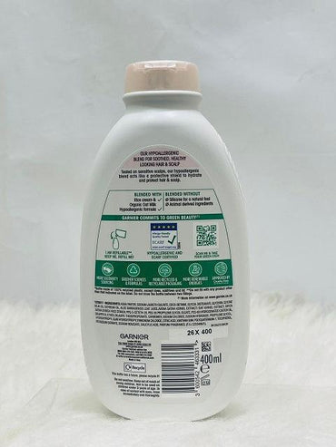 Garnier Ultimate Blends Delicate Oat Milk Soothing Hair Shampoo 400ml - Khayest