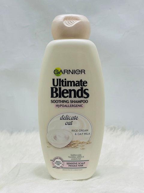 Garnier Ultimate Blends Delicate Oat Soothing Hair Shampoo 360ml - Khayest