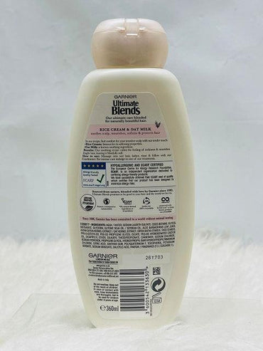Garnier Ultimate Blends Delicate Oat Soothing Hair Shampoo 360ml - Khayest