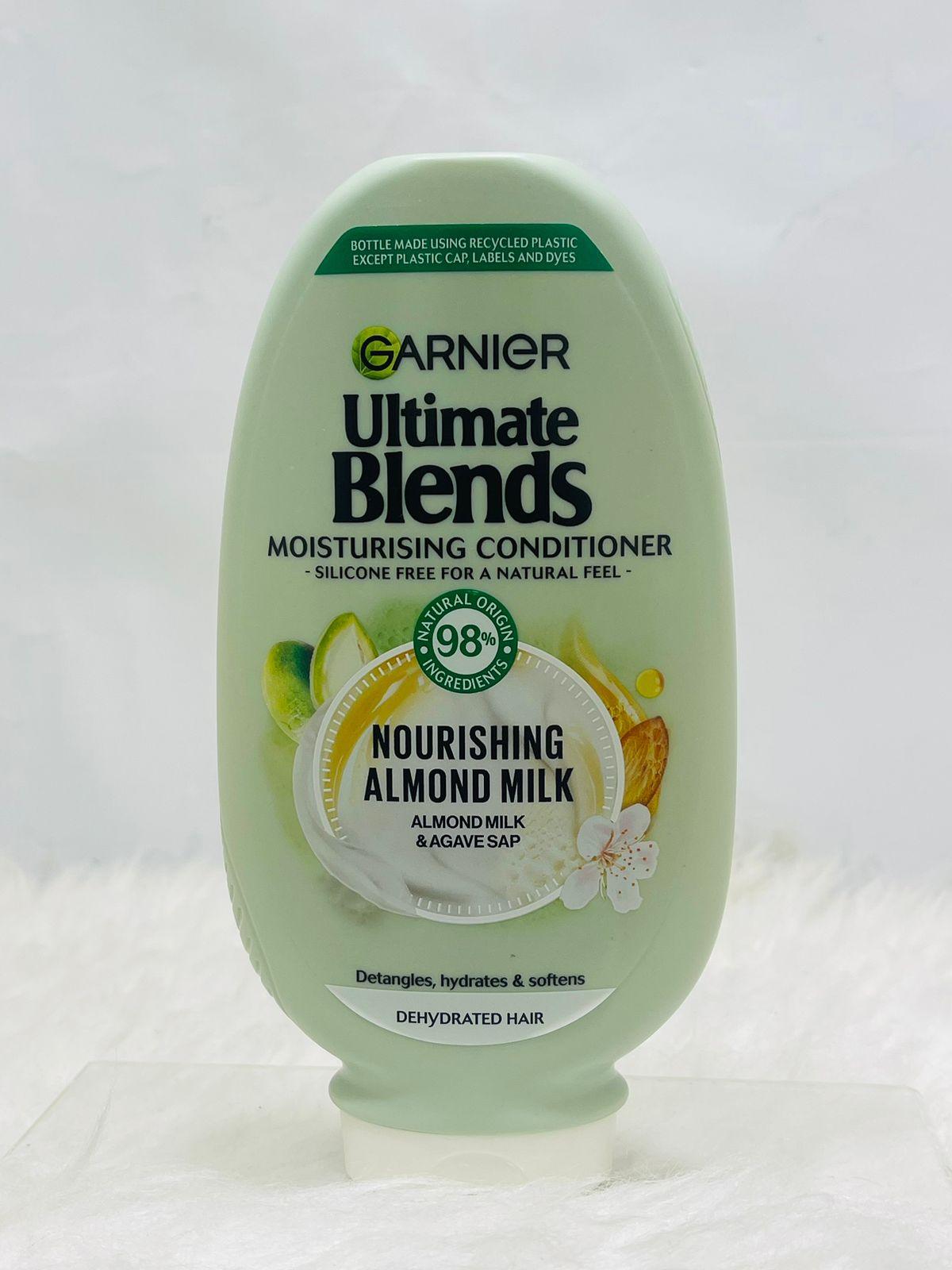 Garnier Ultimate Blends Nourishing Almond Milk Moisturizing Hair Conditioner 400ml - Khayest