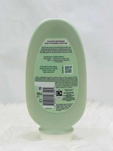 Garnier Ultimate Blends Nourishing Almond Milk Moisturizing Hair Conditioner 400ml - Khayest