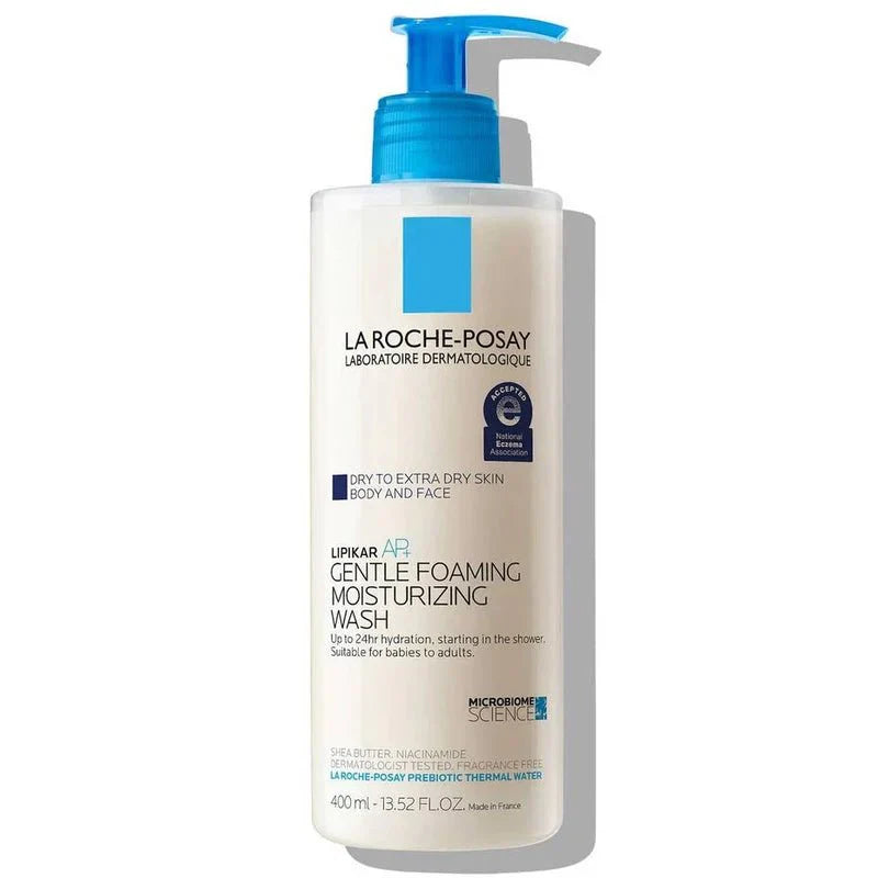 La Roche Posay Lipikar Gentle Foaming Face and Body Moisturizing Wash 400ml