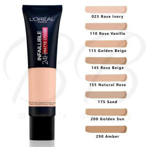 Loreal Infaillible 24H Matt Cover Liquid Foundation 30ml - Khayest