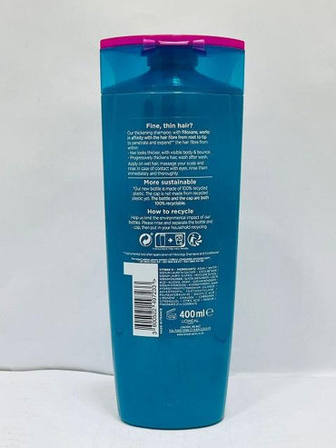 Loreal Paris Fibrology Thickening Hair hampoo For Fine,Thin Hair 400ml - Khayest