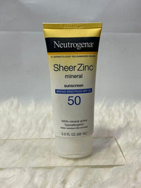 Neutrogena sheer zinc mineral sunscreen spf 50 - Khayest