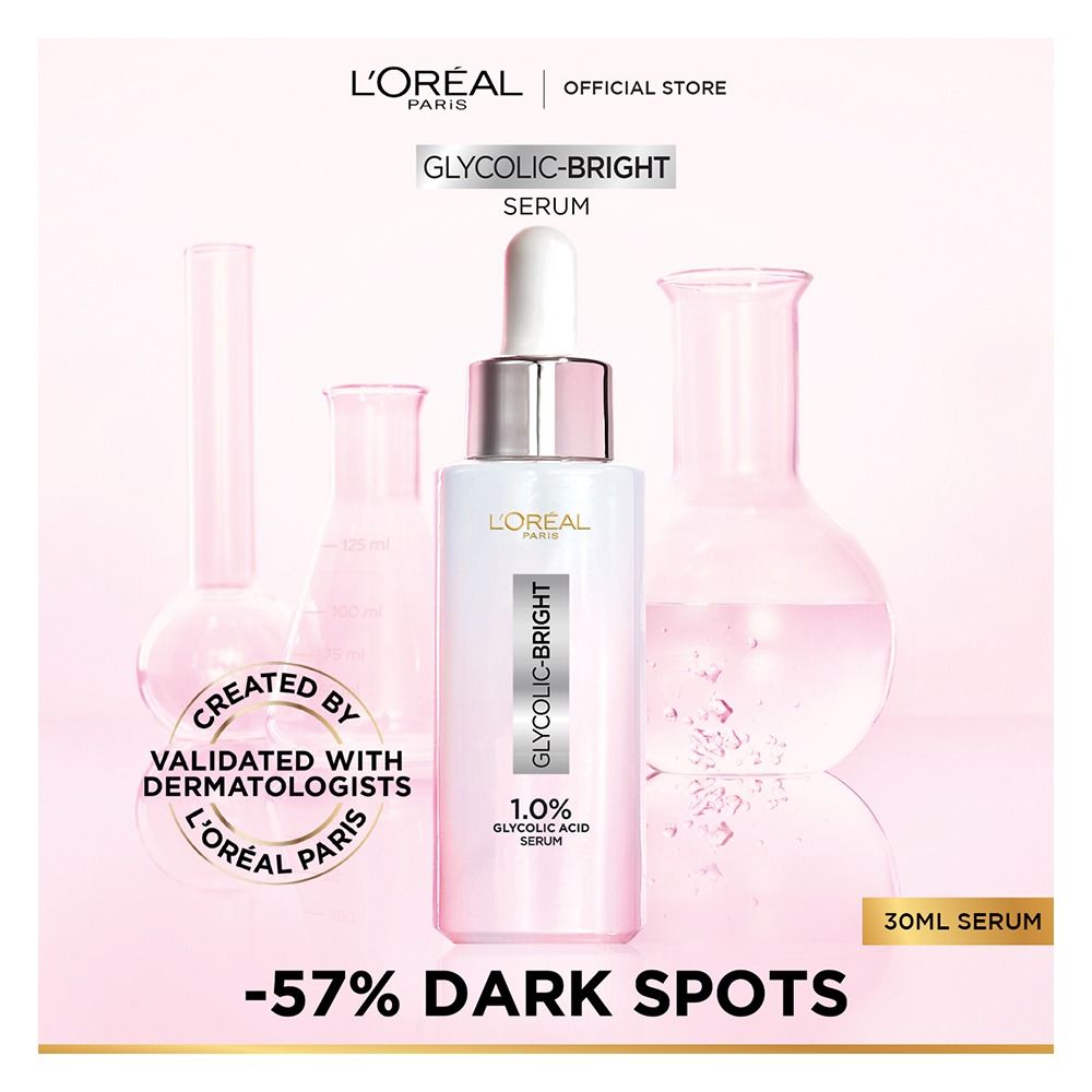 L'Oreal Paris Innovation Glycolic Bright Instant Glowing Face Serum 30ml