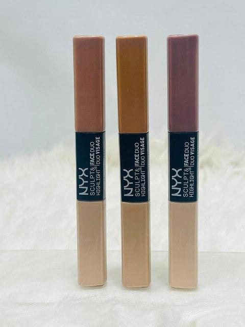 NYX Sculpt And Highlight Face Duo Face Contour and Highlighter 2 in 1 - Khayest