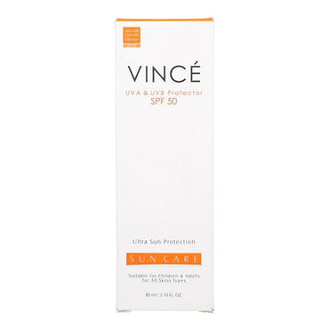 Vince ultra sun protection SPF50 Sunscreen 80ml
