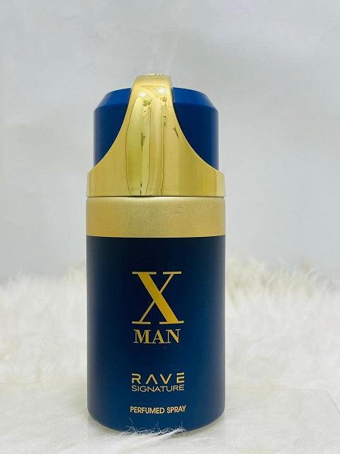 X MAN by RAVE Body Spray for Men 250ml - Khayest